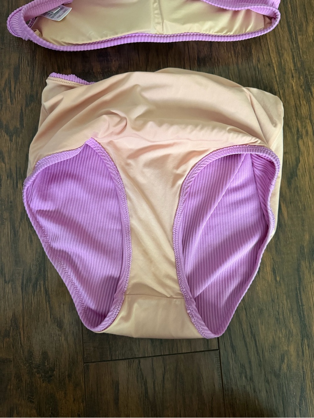 J. Crew Ribbed Lavender Bikini Set - Picture 3 of 5